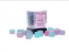 CHX26864  Gemini Green-Pink/ Blue Luminary 12MM D6